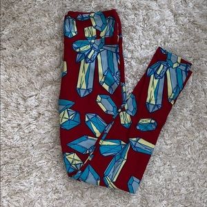 Lularoe crystal leggings OS